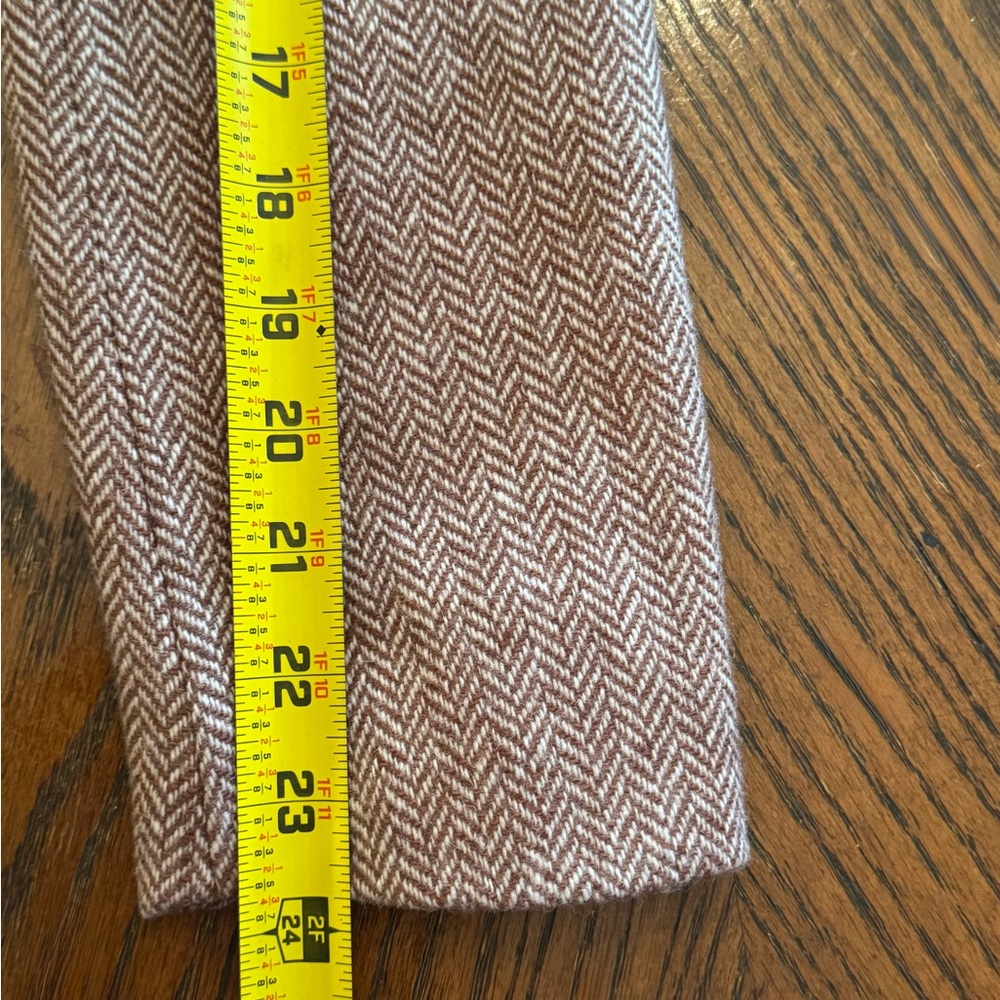 Sundance Tan Herringbone Blazer XS Preppy Academia Old Money Jacket - Picture 8 of 13